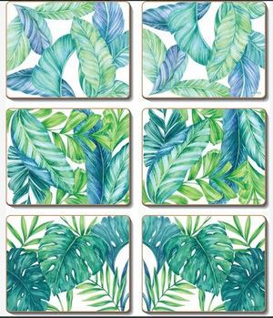 Tropical Leaves Placemats 36.5x27.5 cm