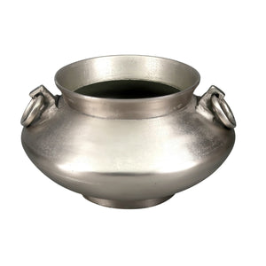Round Handle Pot - Silver