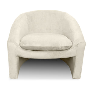 Shackelton Corduroy Occasional Chair - Cream