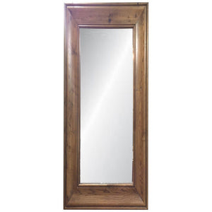 Solid Oak Floor Mirror - Natural