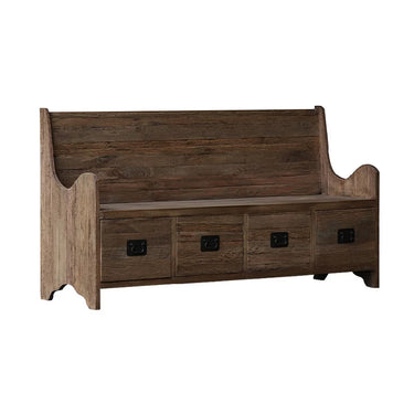 Countryside Hallway Bench - Reclaimed Elm at Online8 Furniture Auckland NZ