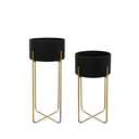 STUDIO Cambridge Round Pot Stands A/2 Black
