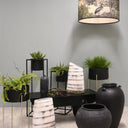 STUDIO Cambridge Round Pot Stands A/2 Black, third view
