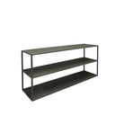 STUDIO Ellis Console Table greened grey - styled - Online8 New Zealand