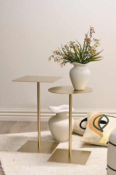 STUDIO Regent Round Side Table - Gold