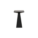 STUDIO Lyn Short side table in black, angled view
