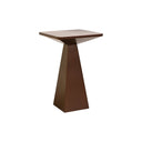 STUDIO Lyn Tall metal side table in copper brown, 350 x 350 x 550mm