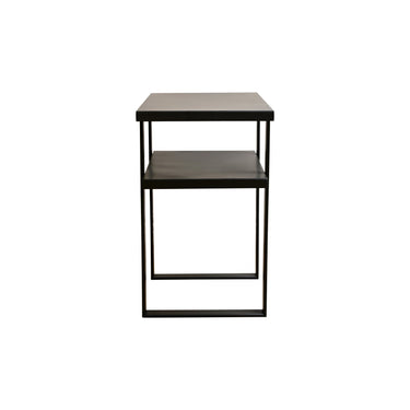 STUDIO Zen side table in greyed-brown, detail view