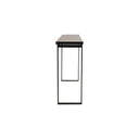 STUDIO Keaton console table in greyed-brown, styled in a hallway