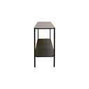 STUDIO Kiya low profile shelf in greyed-brown, detail view