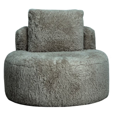 Cabana Round Accent Chair - Smoke