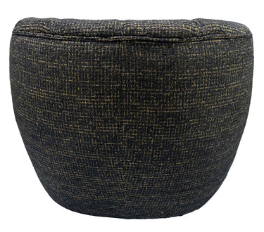 Milly Swivel Accent Chair - Gold & Black