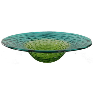 Glass Platter - Blue/Green