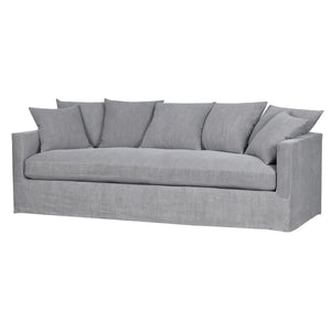 Chalet 3 Seater Slip Cover Sofa - Cool Grey