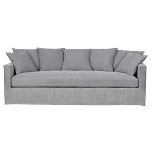 Chalet 3 Seater Slip Cover Sofa - Cool Grey