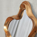 Gold sculptural frame detail