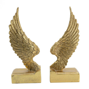 Gold Wind Bookends S/2