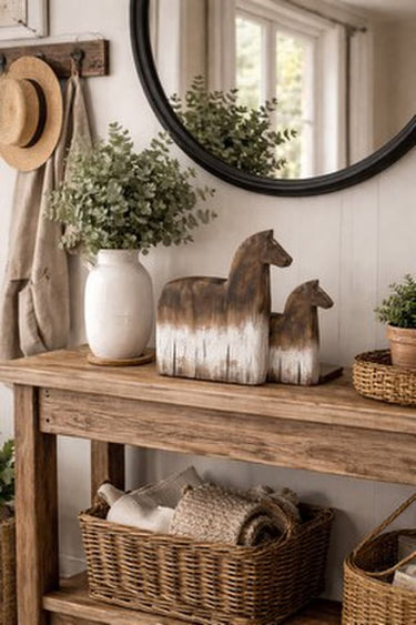 Wooden Horse - Paulownia at Online8 Furniture Auckland NZ