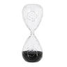 Rose Embossed Hour Glass With Black Sand - Large at Online8 Furniture Auckland NZ