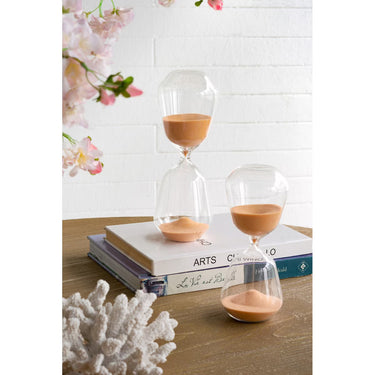 Hour Glass With Terracotta Sand - Large at Online8 Furniture Auckland NZ