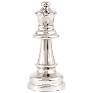 Aluminum Queen Chess Player