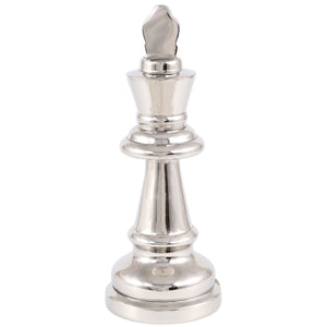 Aluminum King Chess Player