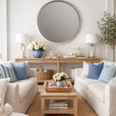 Cream Round Mirror at Online8 Furniture Auckland NZ