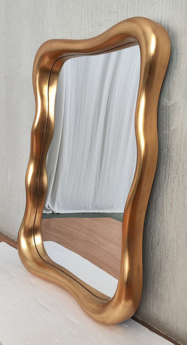 Vintage Gold Abstract Mirror at Online8 Furniture Auckland NZ