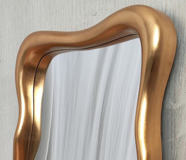 Vintage Gold Abstract Mirror at Online8 Furniture Auckland NZ