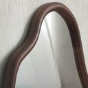 Walnut Abstract Mirror - Small at Online8 Furniture Auckland NZ
