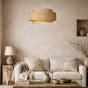 Handcrafted Bamboo Pendant 2 - Natural at Online8 Furniture Auckland NZ