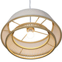 Handcrafted Bamboo Pendant 4 - Natural at Online8 Furniture Auckland NZ