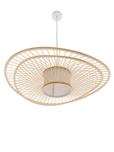 Handcrafted Bamboo Pendant 5 - Natural at Online8 Furniture Auckland NZ