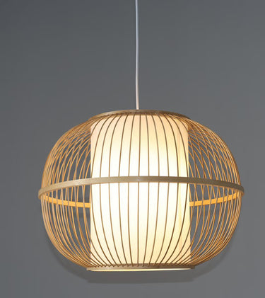 Handcrafted Bamboo Pendant 2 - Natural at Online8 Furniture Auckland NZ