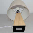 Bamboo & Linen Table Lamp - Medium at Online8 Furniture Auckland NZ