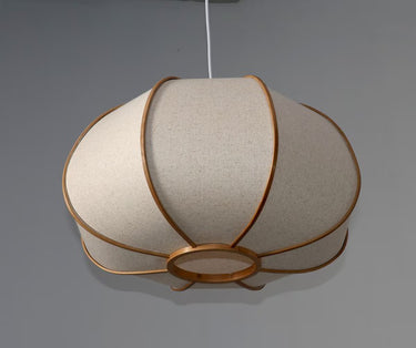 Bamboo & Linen Pendent - Natural at Online8 Furniture Auckland NZ