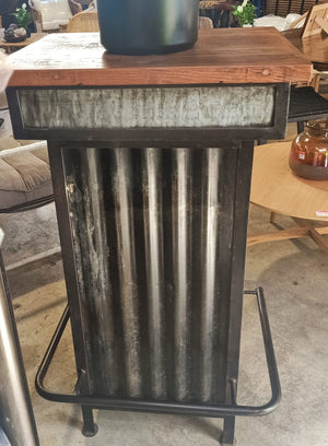 Small Industrial Bar Table