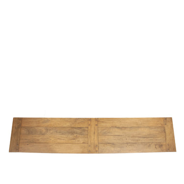 Toulouse mango wood long bench - side view