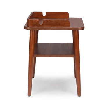 TRIBOA BAY Calista Bedside Table - Natural Walnut