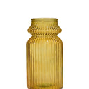 Quita Waisted Fluted Bottle 28cm Ochre