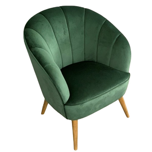 Gina Green Velvet Armchair