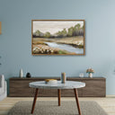 Winding River Wall Art in living room