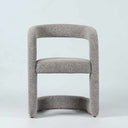 Crescent Dining Chair in Mocha Stone - angled view