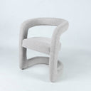 Crescent Dining Chair in Pebble Grey - detail view