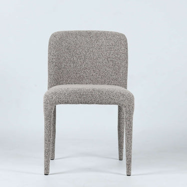 Tailored Dining Chair Mocha Stone front view