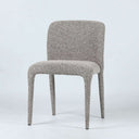Tailored Dining Chair in Mocha Stone upholstered fabric
