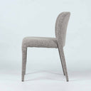 Tailored Dining Chair Mocha Stone side view