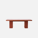Cotto Outdoor Dining Table in Burnt Sienna