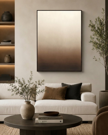 San Viento framed canvas art styled on a wall