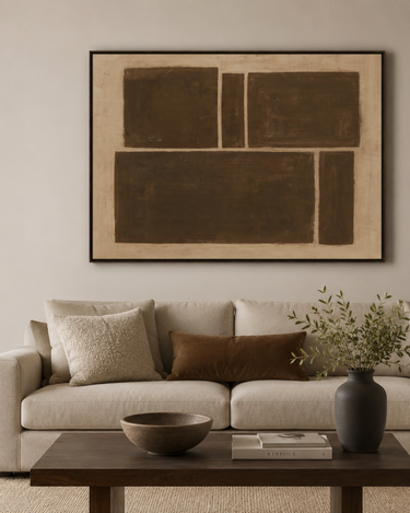 Sine Print Framed Canvas Wall Art at Online8 Furniture Auckland NZ